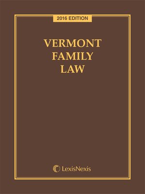 cover image of Vermont Family Law